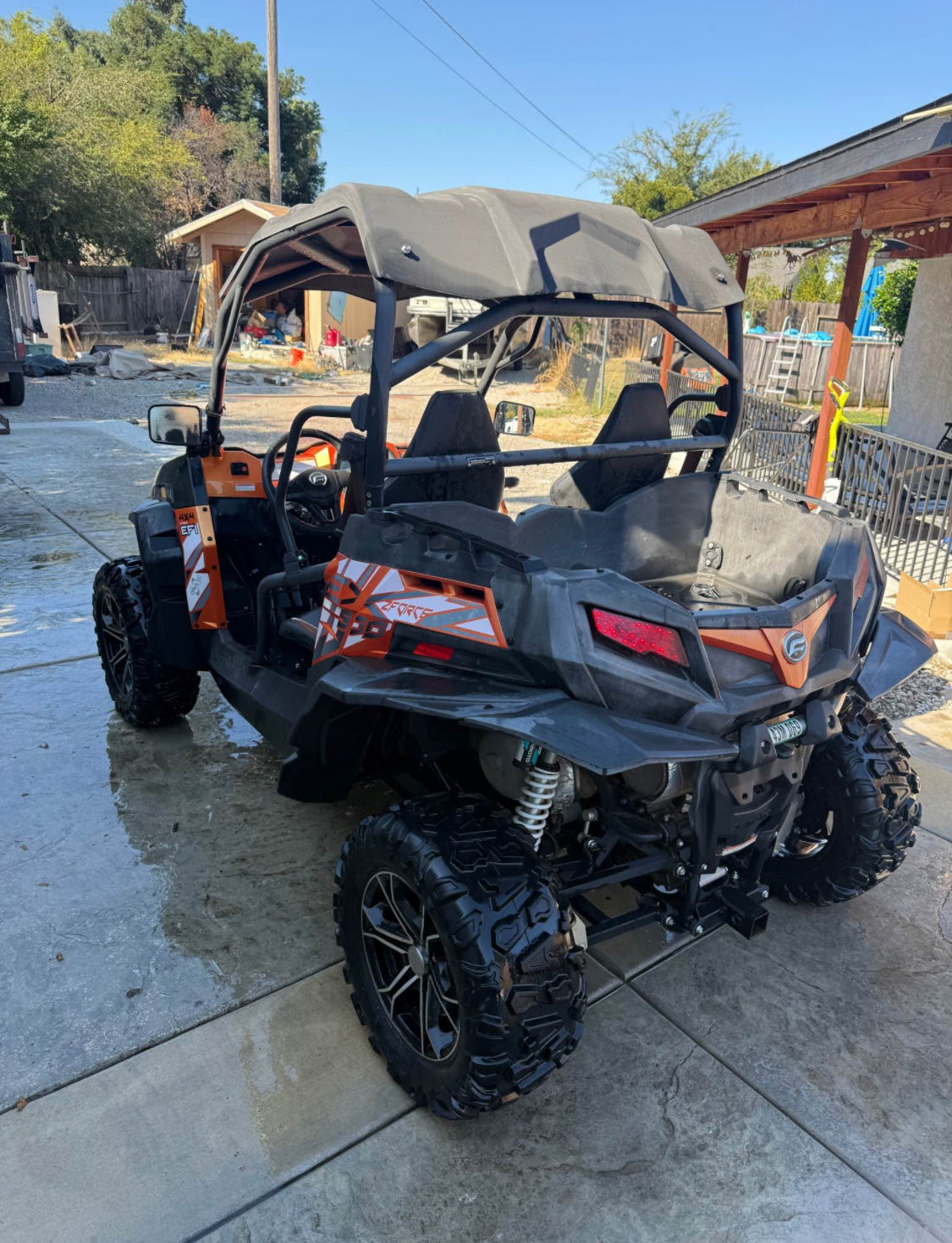 Moto Zforce  EX800 Año 2017