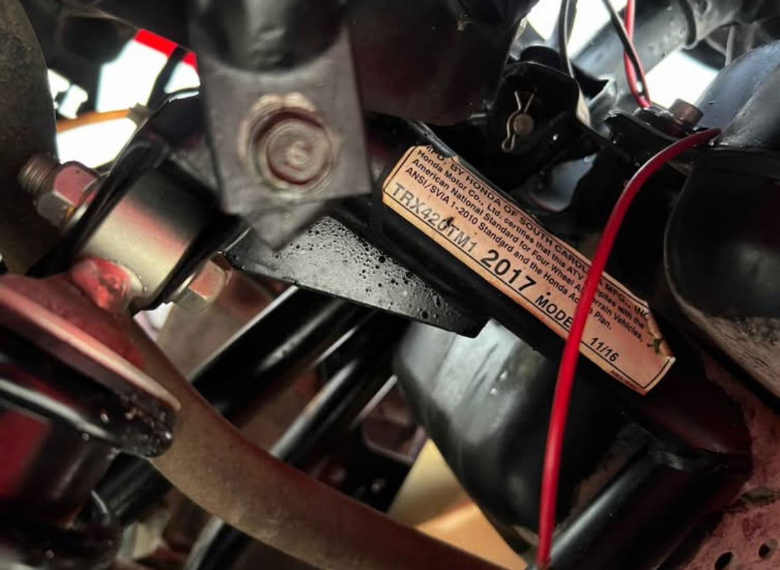 Honda TRX 420 año 2017