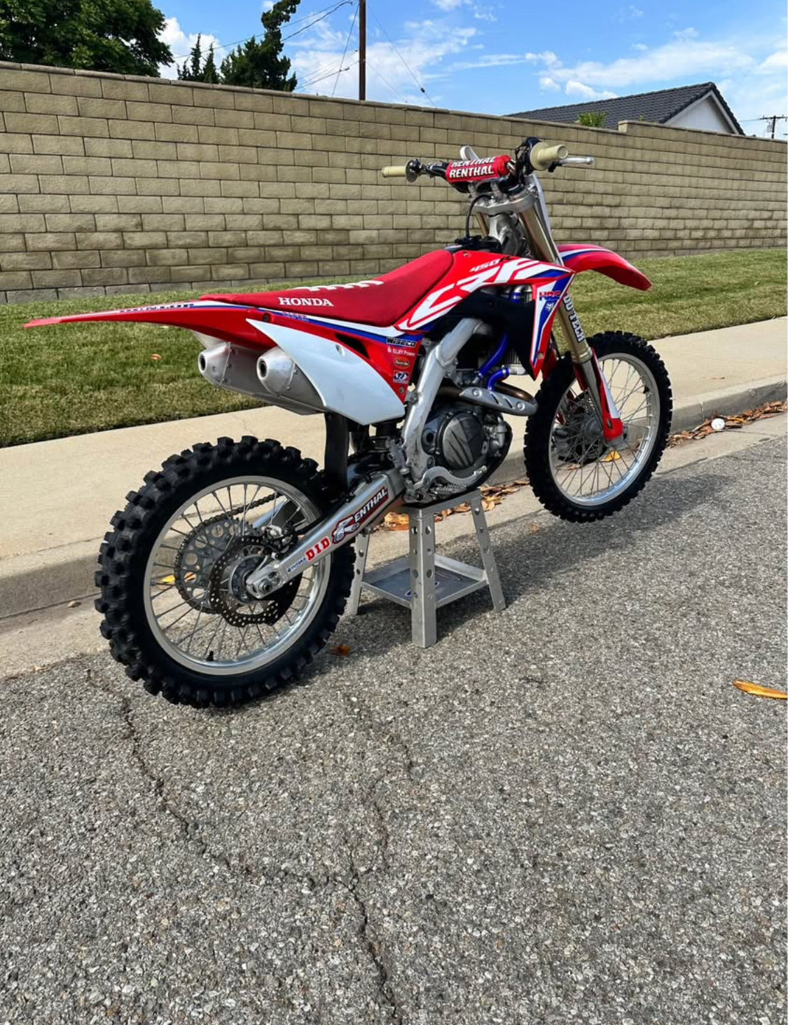 Honda  CRF 450R  Año 2018