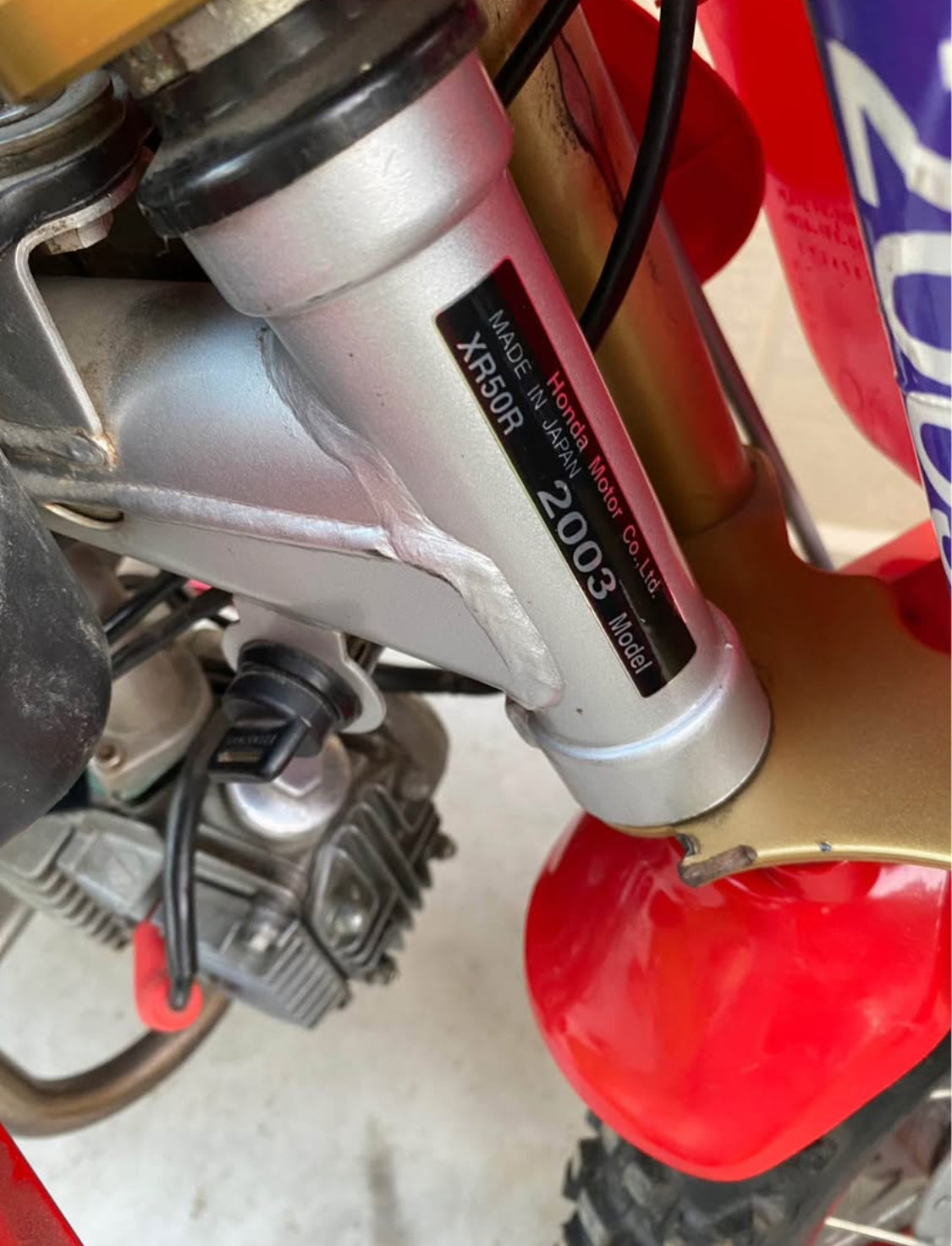 Honda  XR 50  Año 2003