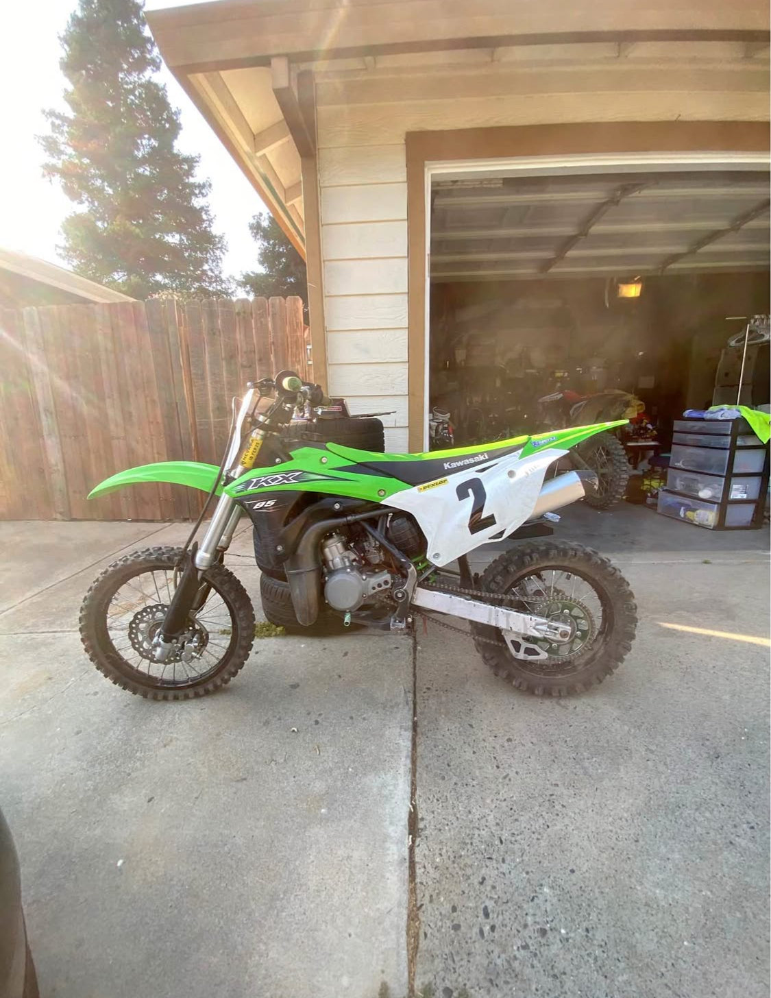 Kawsaki  85 KX  Año 2016