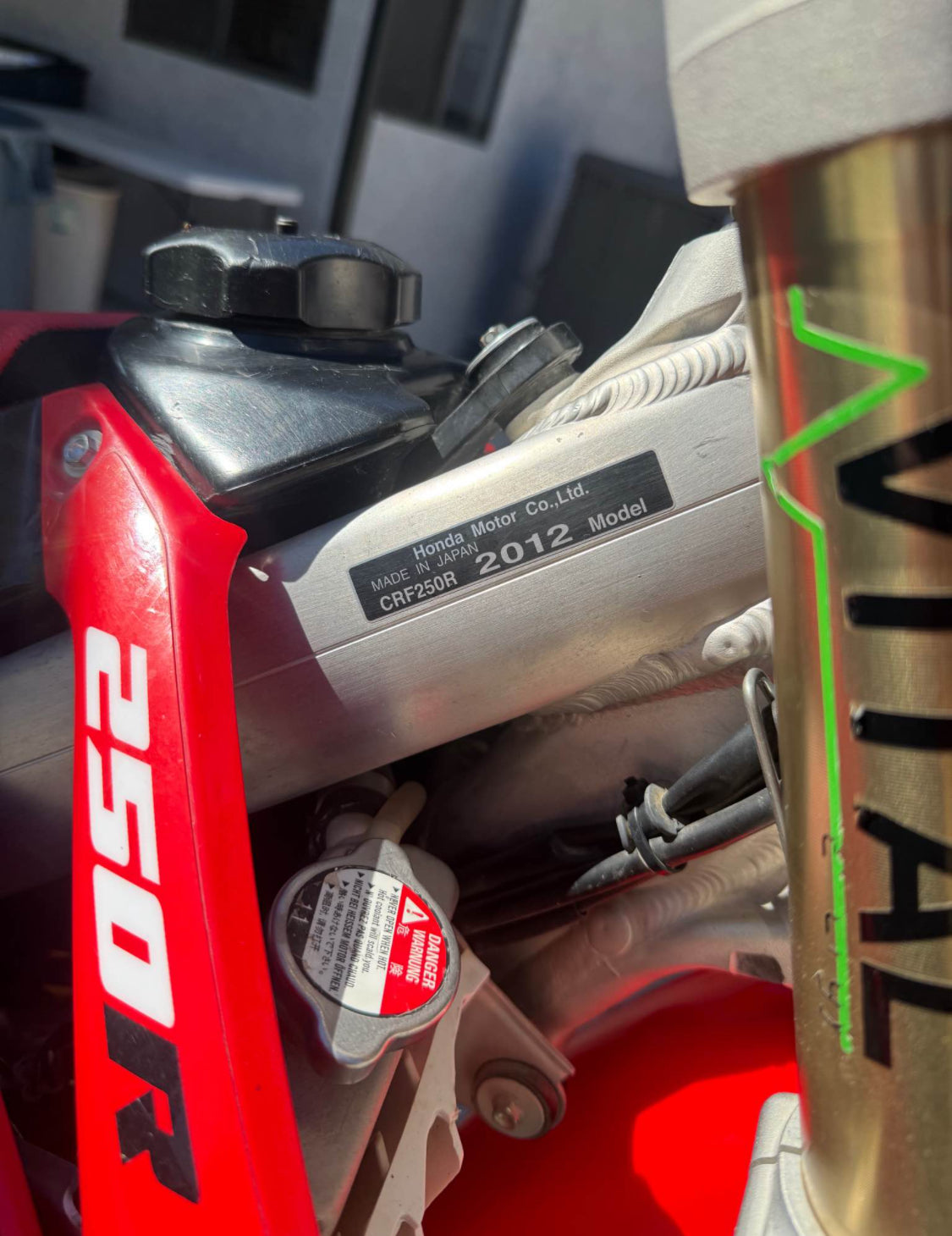 Honda  Crf-250r Año 2012